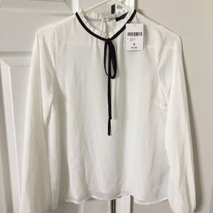 Forever 21 Blouse with tie neck detail